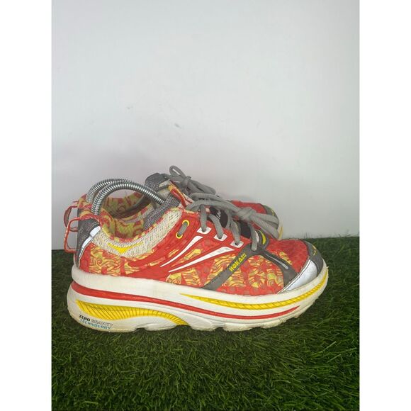 Hoka One One Bondi S2 Zero Gravity Women’s 7.5 Orange Cushioned Running Shoes - Picture 3 of 8